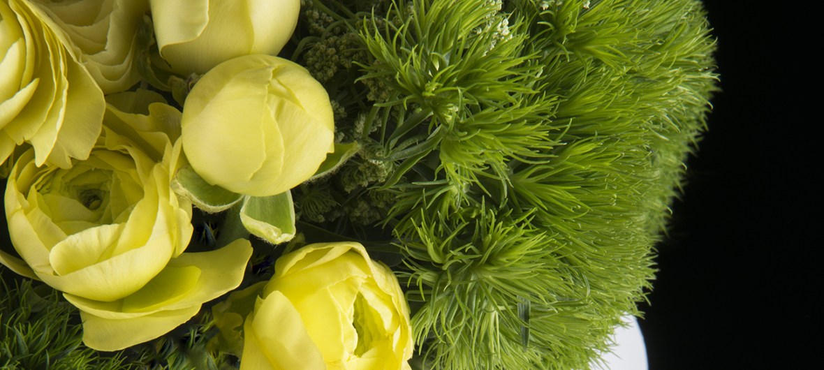 décoration mariage renoncule